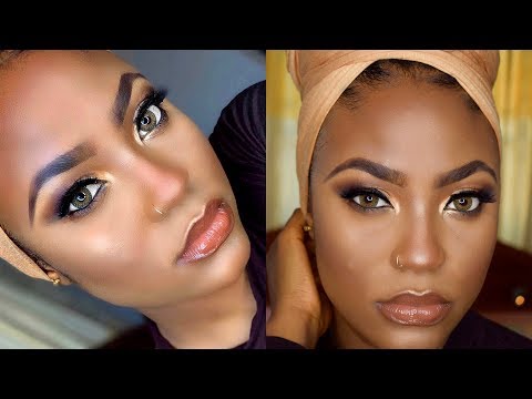 SOFT GLAM MAKEUP TUTORIAL FOR BROWN / DARK SKIN || MUFIDAH MUKHTAR