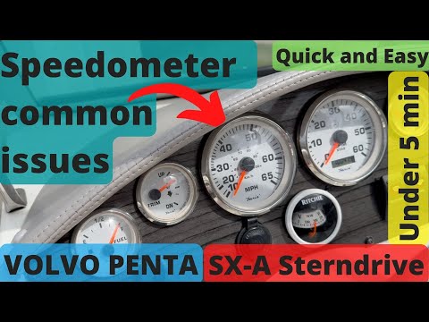 Volvo Penta Speedometer not working - Quick and easy FIX