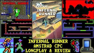 [AMSTRAD CPC] Infernal Runner - Longplay & Review (Goriest Amstrad Game?)