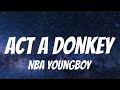 NBA YoungBoy Act A Donkey Lyrics New Song