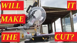 First impressions of the Chicago Electric Sliding double bevel compound miter saw