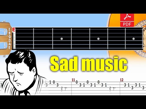 Sad Melody Guitar Tab