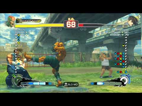SSF4 AE: YHCmochi (Dhalsim) vs Amanogwa (Yang) - Ranked Match (720p HD)
