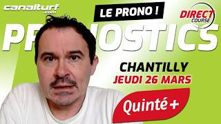 emission video des courses turf pmu du Jeudi 26 mars 2026