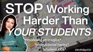 The Classroom That Runs Itself: Routines, Transitions & Student Jobs