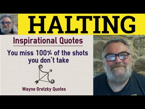 🔵 Halting Meaning - Haltingly Definition - Halting Examples - GRE Vocabulary - Halting Haltingly