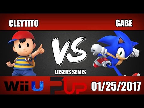 Cleytito (Ness)  vs Gabe (Sonic) - Wii U Losers Semis - SOS