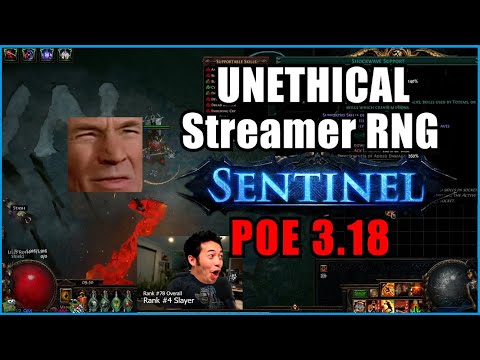 ⚡ POE 3.18 ⚡ Quin69 - UNETHICAL Streamer RNG