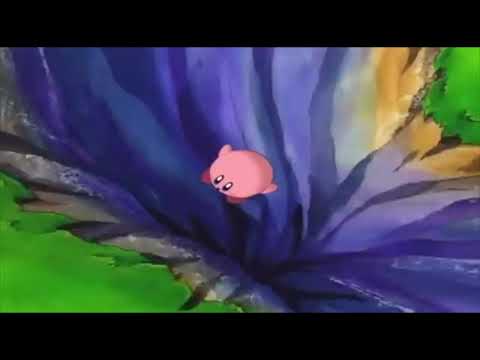 Kirby falls with different screams.