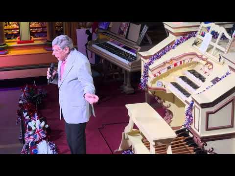 John Mann playing the Palgrave Wurlitzer ￼first half