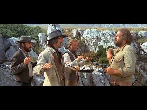 Bud Spencer e Terence Hill - Trinità - Bambino deruba i banditi di armi e fagioli