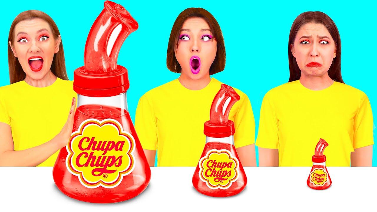 大・中・小フードチャレンジ | 面白い食べ物のアイデア HAHANOM Challenge