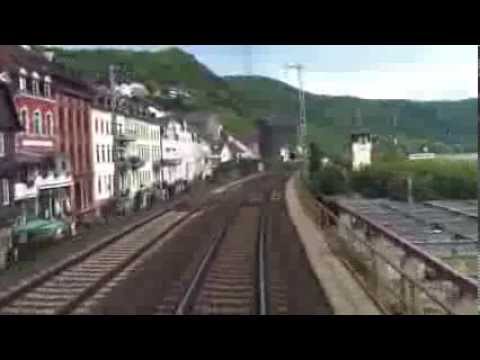 Hd720cam - Führerstandsmitfahrt - Vallendar - Niederlahnstein - Loreley  -Rüdesheim