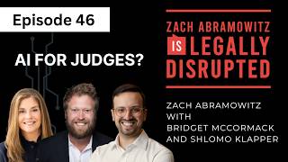 AI for Judges? AAA CEO Bridget McCormack & Learned Hand CEO Shlomo Klapper #LegalAI  #legaltech