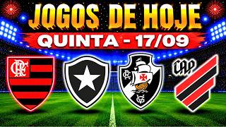 ⚠️IMPERDÍVEL! QUARTAS DE FINAL DA TAÇA LIBERTADORES NOS JOGOS DE HOJE QUINTA-FEIRA 17/09/2026