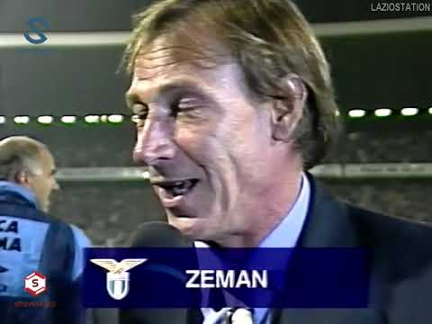 Lione Lazio 1995 - M.Tecca e S.De Grandis fuori onda