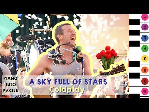 Jouer COLDPLAY - A SKY FULL OF STARS ( Piano tuto facile )