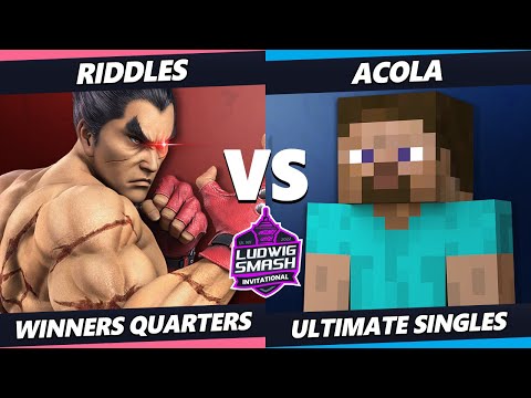 Ludwig Invitational - Riddles (Kazuya) Vs. Acola (Steve) SSBU Ultimate Tournament