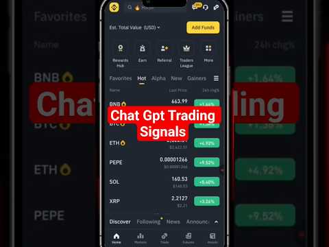 ChatGPT Binance Trading Strategy 🔥 99% Accurate Crypto Signals #binancetrading #binance #crypto