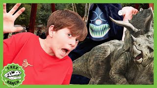 Pretend Play Escape with Dinosaurs at Gulliver's Park for Kids | 🦖🦕 T-Rex Ranch Dinosaur Videos