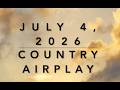 Billboard Top 60 Country Airplay July 4 2026