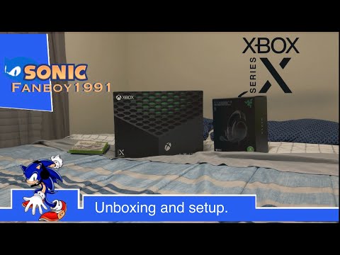 Xbox Series X unboxing and setup. Sonicfanboy1991