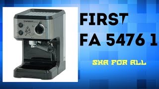 First FA-5476-1 - відео 1