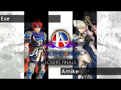 Smash 4: Ese (Roy) V Amike (Corrin/Pikachu) - Ascendance 18 Tournament SSB4