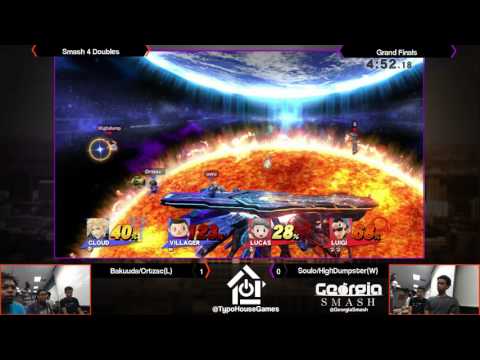 Bearly Monhthly 4/1/17 - Bakuuda/Ortzac vs Soulo/HighDumpster - Smash 4 Doubles Grand Finals