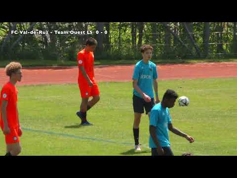 15 05 2022 Championnat  Youth League B FC Val de Ruz   Team Ouest LS I  0 - 2 (0-1)