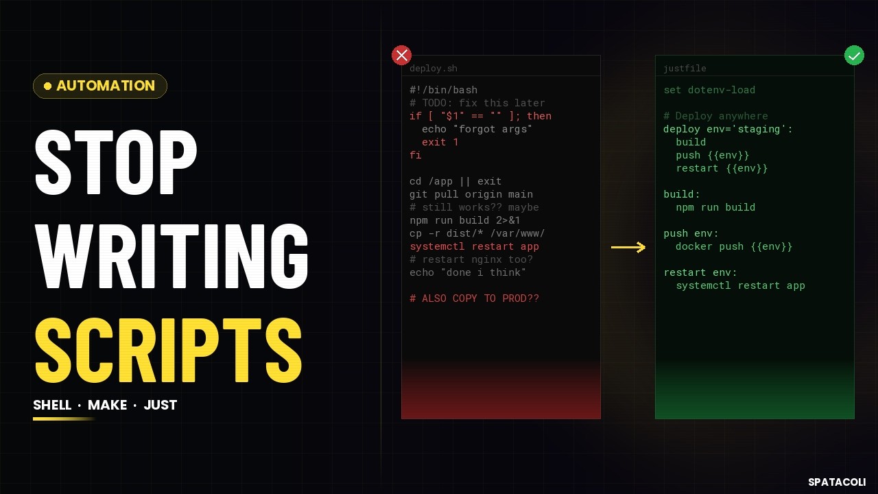 Automate Your Dev Workflow with Scripts, Make & Just