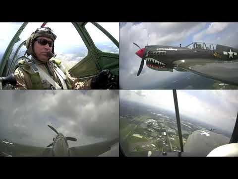 Thom Richard's P-40 Warhawk Aerobatic Routine at Sun 'n Fun 2021