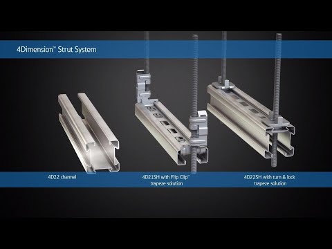 4Dimension strut system simplifies strut installation
