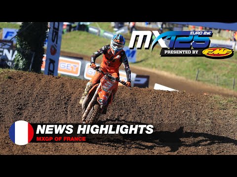News Highlights | EMX125 Presented by FMF Racing | MXGP of France 2021 #Motocross