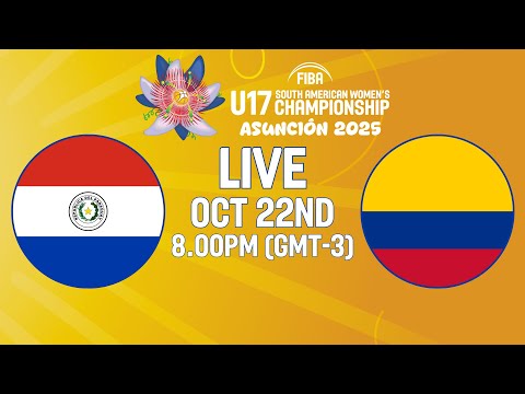 Paraguay v Colombia | Full Basketball Game |  FIBA U17 South American Women's Championship 2025