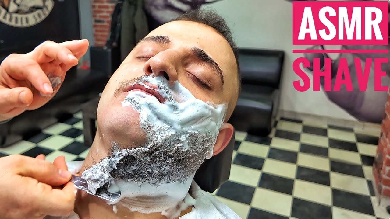 ASMR BEARD CUT | SHAVING THE BEARD WHILE SLEEPING | HEAD MASSAGE