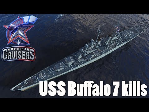 World of Warships USS Buffalo 7 kills