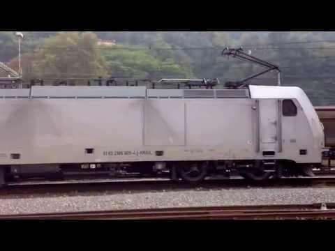 Stazione chiasso manovre doppia trazione CROSSRAIL e ex Linea!