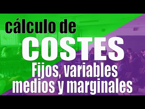 Ejercicio de clase 3. Cálculo de costes fijos, variables, medios y marginales - ECONOSUBLIME