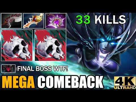 Final Boss is Here! Divine Rapier Phantom Assassin 33 Kills Unstoppable - Epic Mega Comeback Dota 2