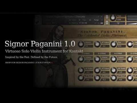 Free Download Signor Paganini Solo Violin KONTAKT