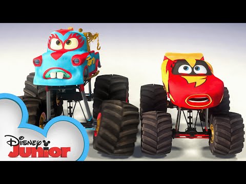 Monster Truck Mater | Pixar's Cars Toon - Mater’s Tall Tales | @disneyjunior