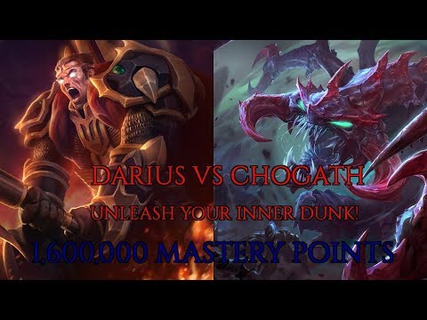 Darius vs Cho'gath [7.19][RANKED] - OOOOOOSH! - [ROAD TO DIAMOND] -- 1,600,000 MASTERY POINTS --