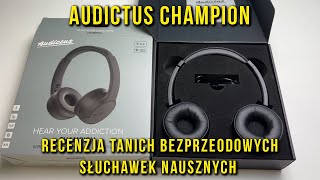 Audictus Champion | Szybka Recenzja tanich słuchawek BT 5.0!