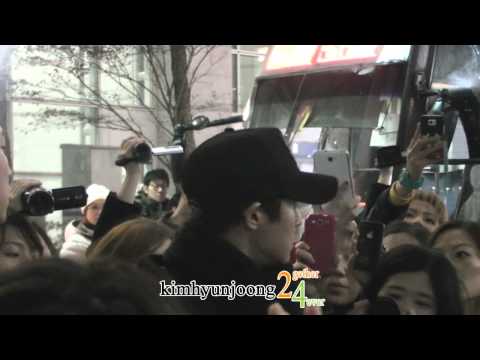 130101 KimHyunJoong fancam -Arrival from Nanjing@Incheon Int'l airport