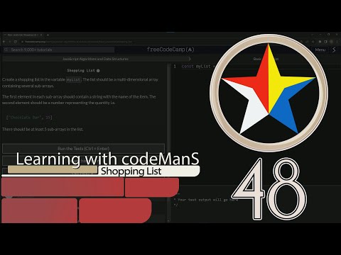 Javascript Basic 48 Shopping List Freecodecamp Js Algorithms And Data Structures