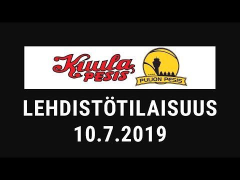 Lehdistötilaisuus: Kuula - PuPe 10.7.2019
