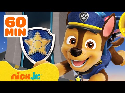 PAW Patrol Chase Is Ready for Action! w/ Skye & Marshall | 60 Minute Compilation | Nick Jr.