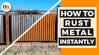 Rust Metal Instantly | How to Rust Steel Instantly (WON