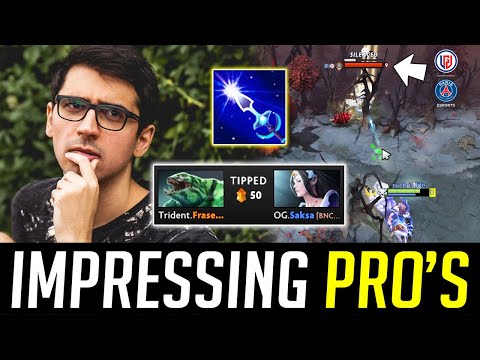 Saksa isn't Joking when He's on Main Account - Impressing Pro's DOTA 2